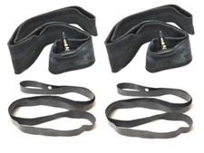 Schlauch + Felgenband 2.00-17